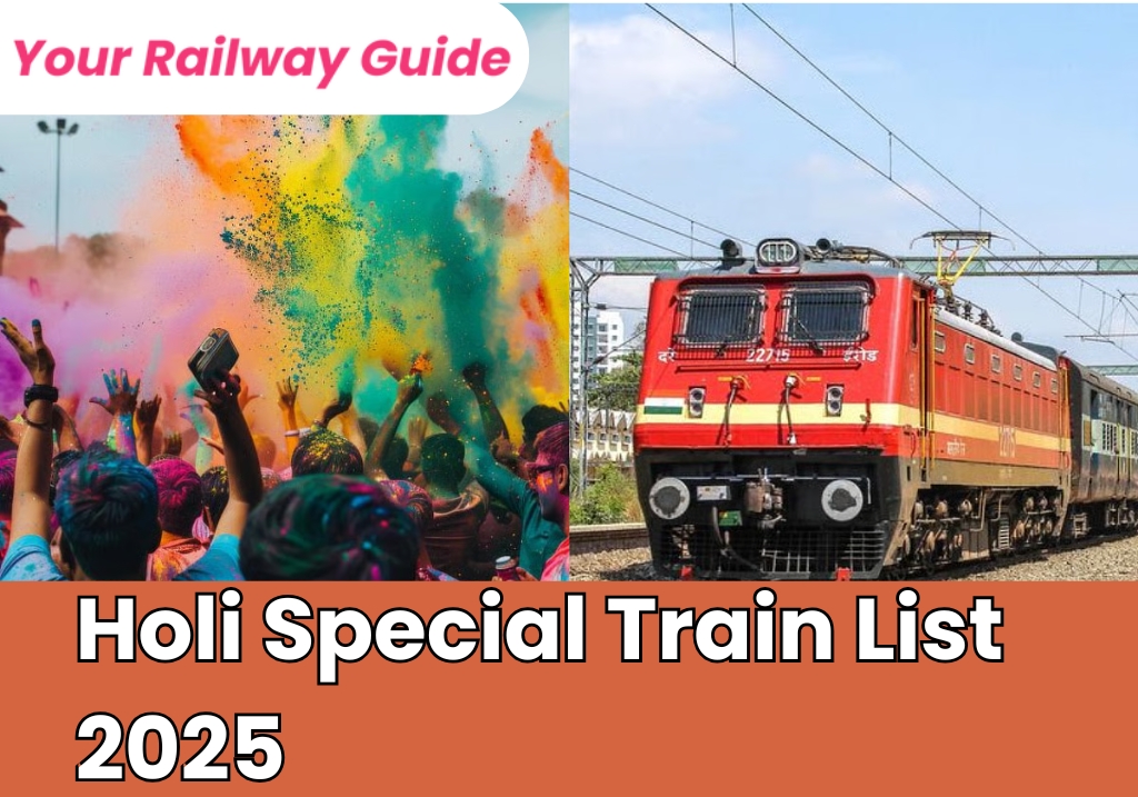 Holi Special Train List 2025