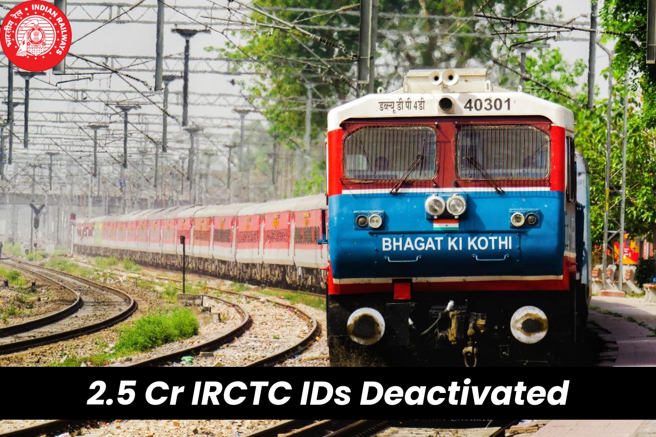 2.5 cr IRCTC ID Deactivated