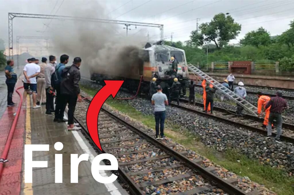 Fire in Garib Rath Express