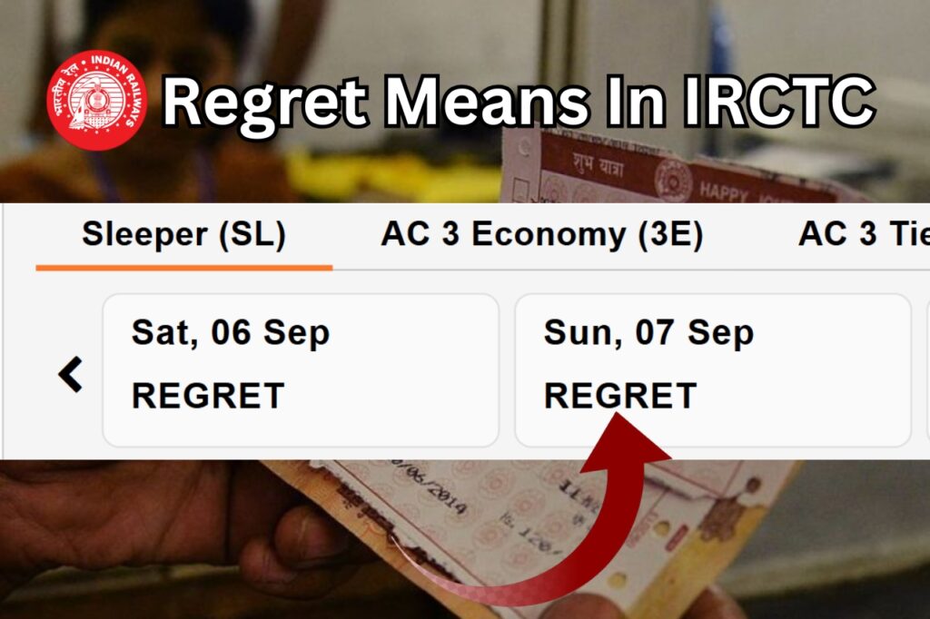 Regret in IRCTC