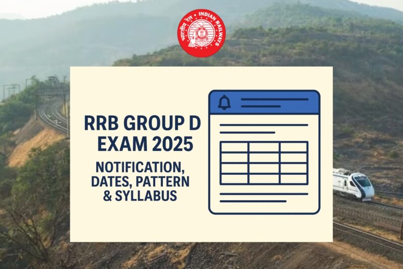 RRB Group D Exam 2025 – Check Notification, Exam Dates, Syllabus, Pattern, Vacancy, Salary & Detailed Guide