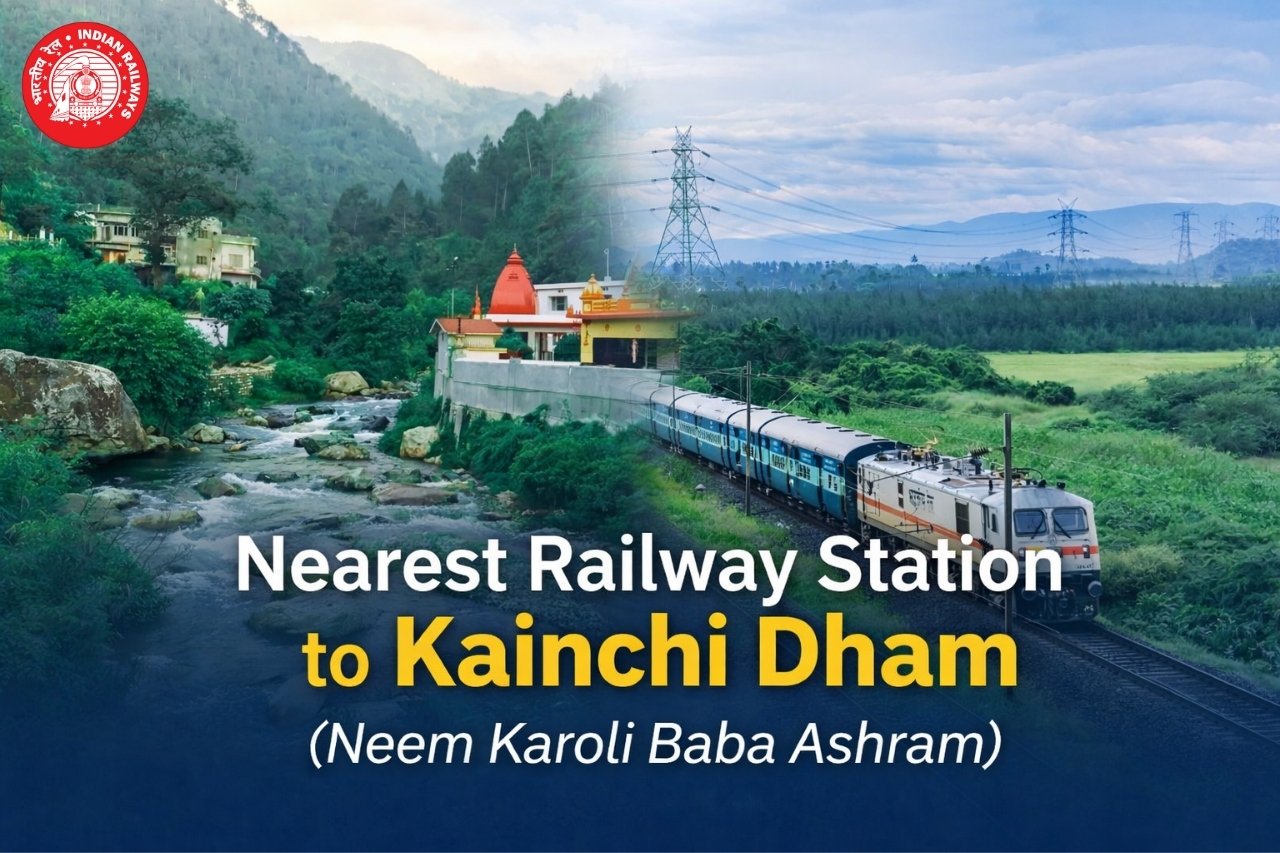 Nearest Railway station to kainchi dham