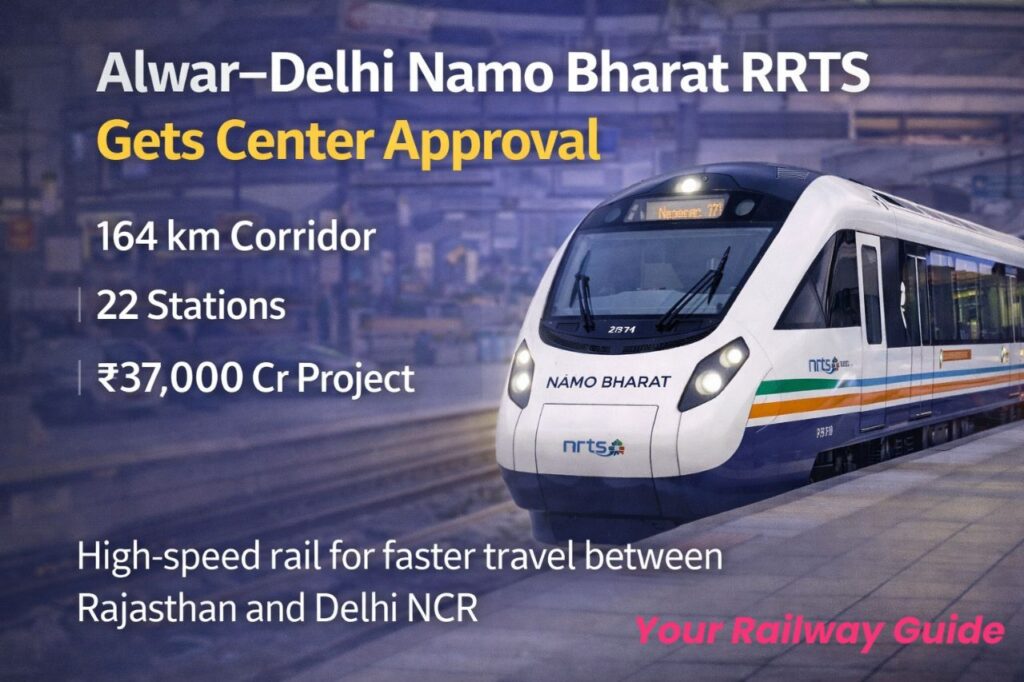 Alwar Delhi Namo Bharat RRTS Project Gets Central Government Approval