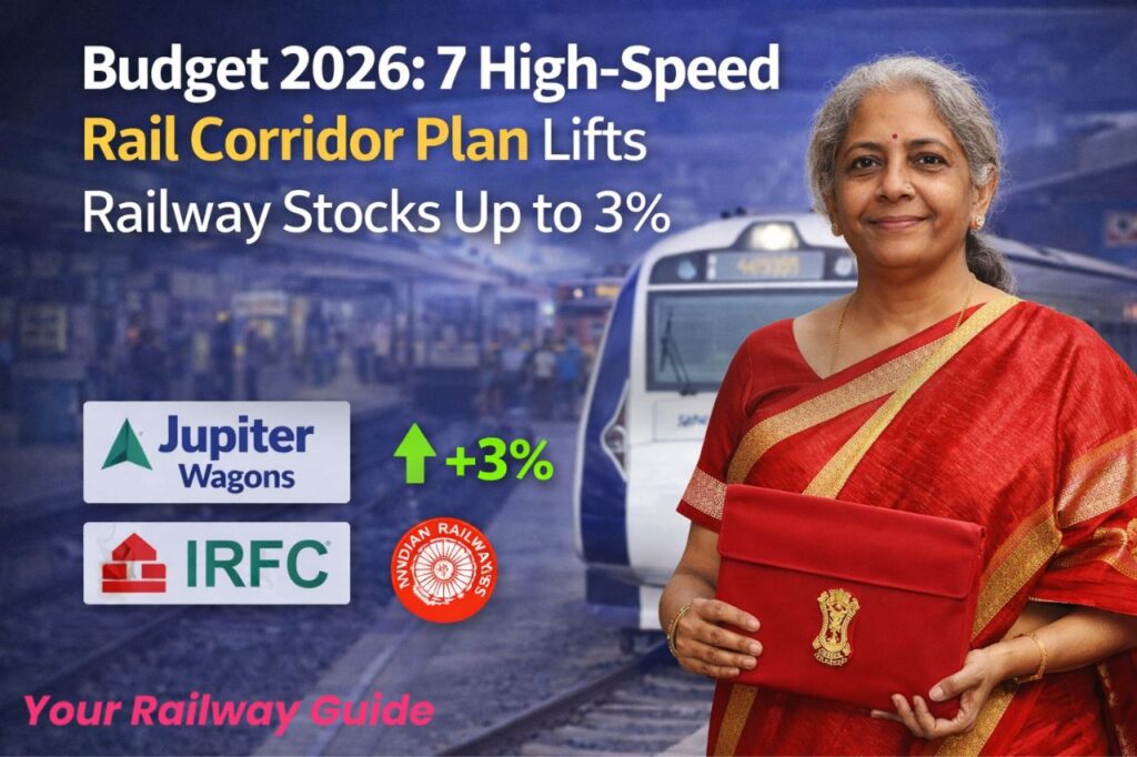 Union Budget 2026: 7 High Speed Rail Corridors Boost Railway Stocks by Up to 3%