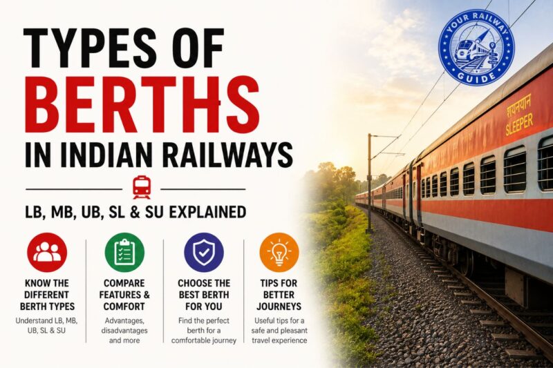 Types of Berths in Indian Railways