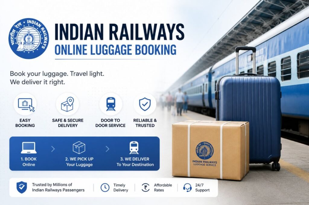 Indian Railways Online Luggage Booking