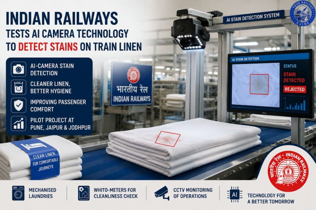 Indian Railways Tests AI Camera Technology to Improve Cleanliness of Train Linen
