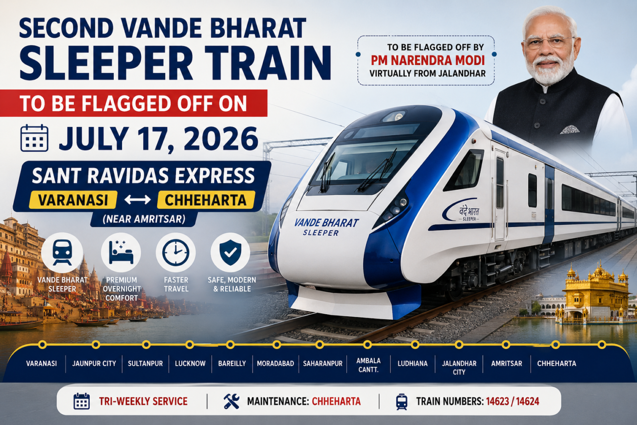 Varanasi Chheharta Sleeper Vande Bharat