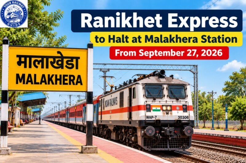 Ranikhet Express to Halt at Malakhera Station From Sept 27